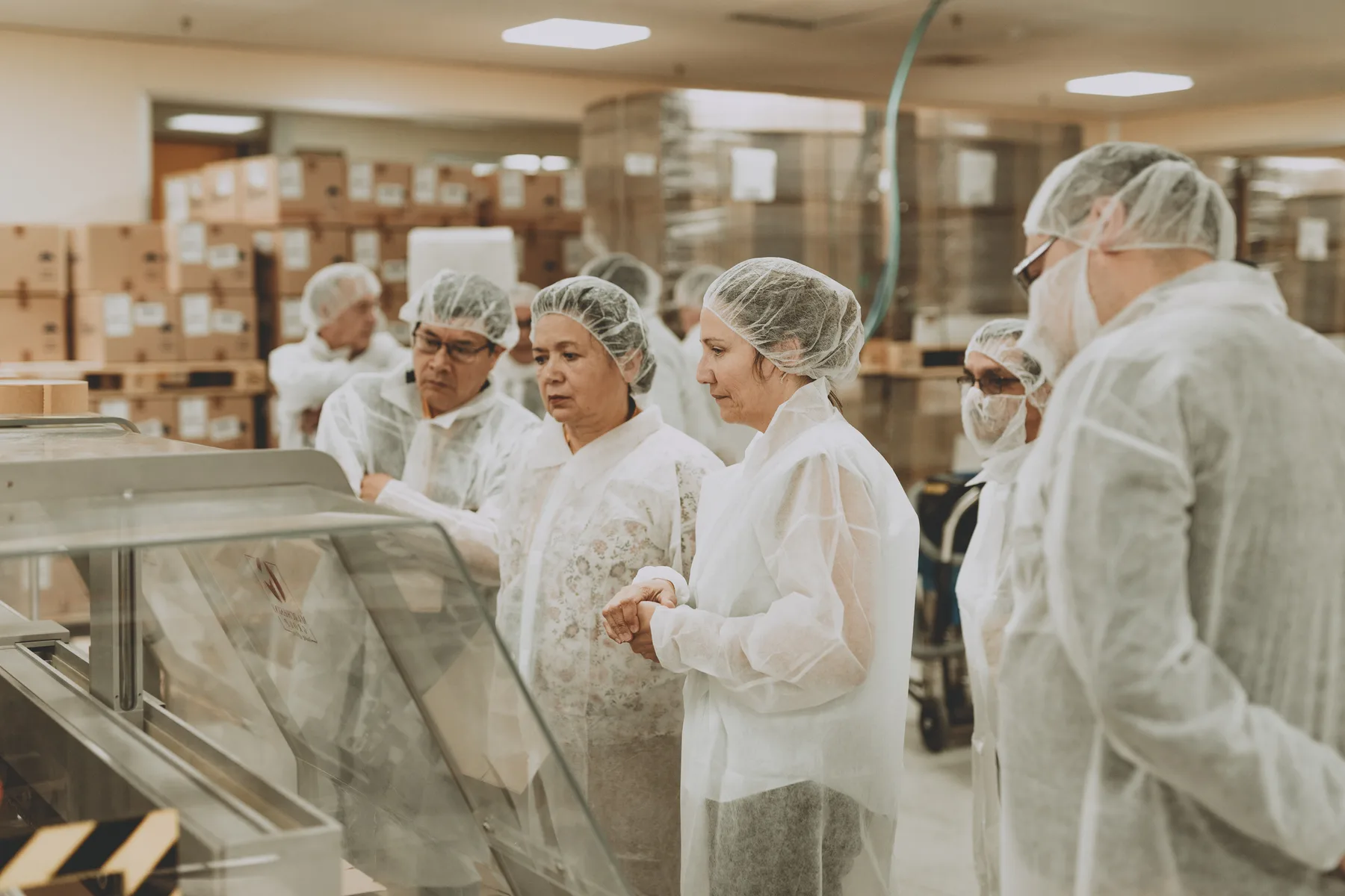 Corporate site visit documented by a Barcelona event photographer